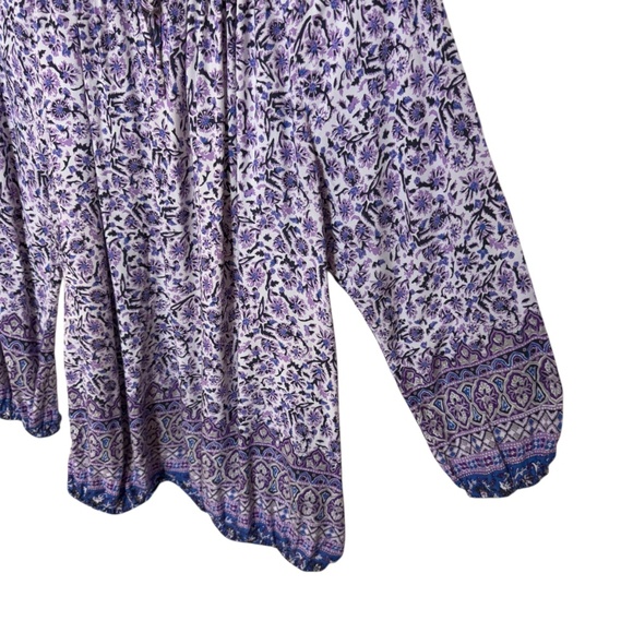 Lucky Brand Light Weight Round Neck Long Sleeve Tunic Top 2X - Picture 8 of 12